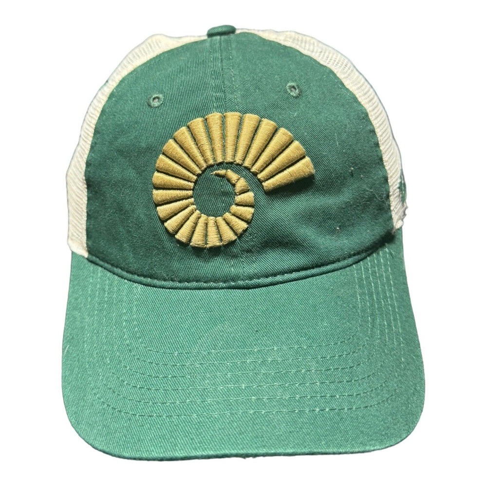 Colorado State CSU Trucker Hat Cap Snapback Ram Horns Embroidered Green